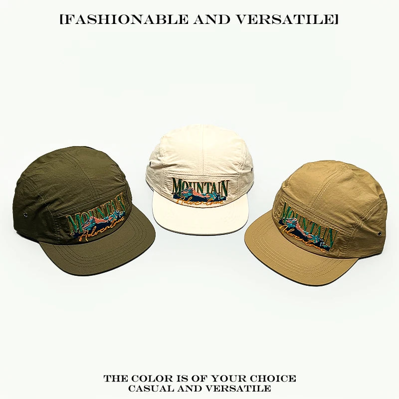Men Women Mountain Letters Embroidery Baseball Hats