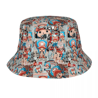 Women Men Bucket Hat Cosplay Tony Tony Chopper Spring Picnic Headwear Outdoor Fishing Fisherman Caps