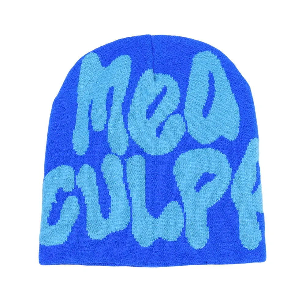 Knitting Beanies Hat Men Women Paragraph Quality Wool Cap