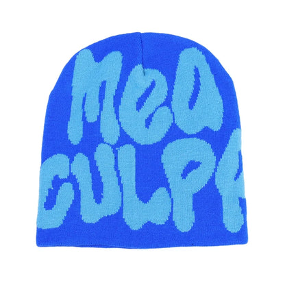 Knitting Beanies Hat Men Women Paragraph Quality Wool Cap