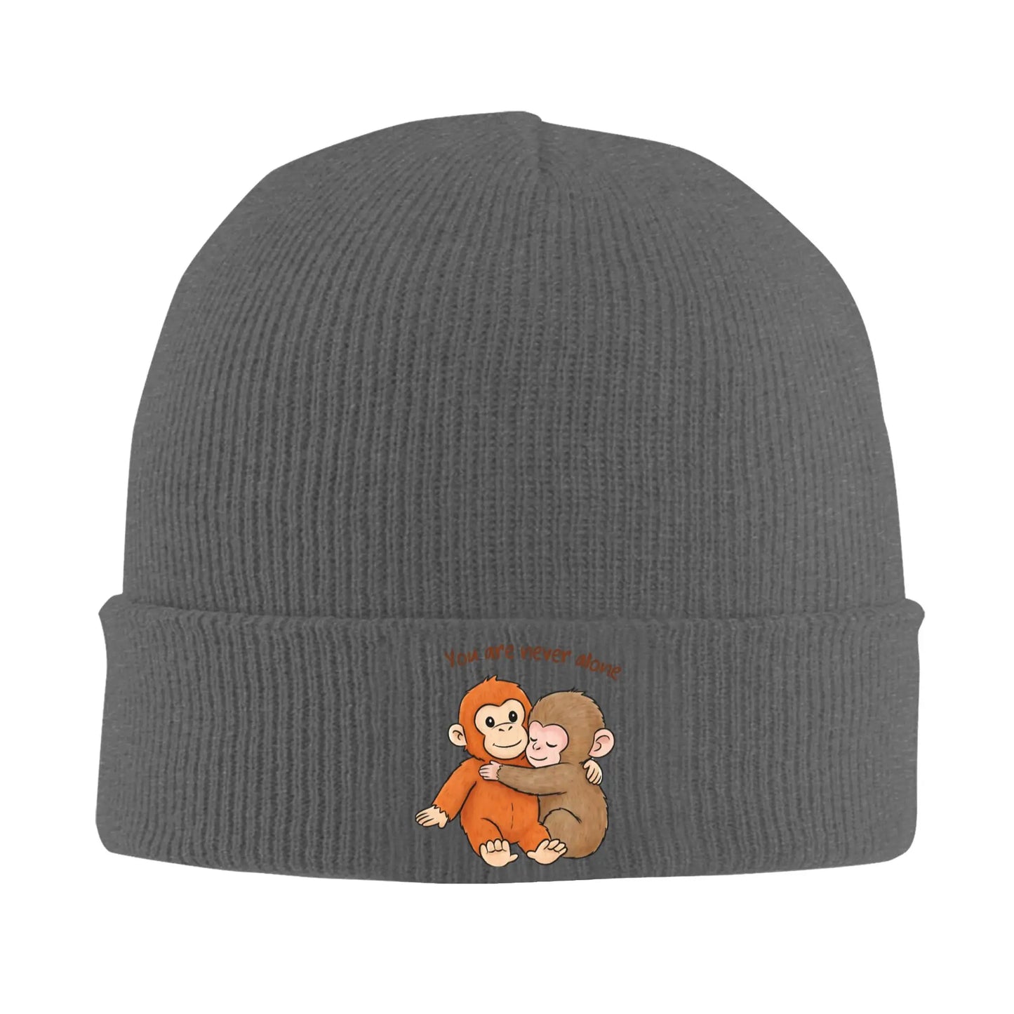 Female Male Team Punch, Punch The Monkey Monkey Punch Beanie Hats