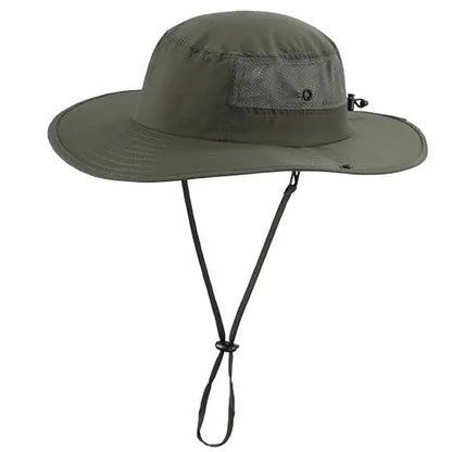 UPF50+ Men Sun Hat Wide Brim Adjustable Women UV Protection Beach Bucket