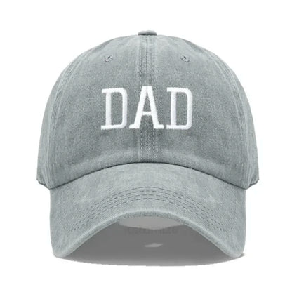 DAD MOM Embroidery Pure Cotton Baseball Cap Fashion Sport Golf Caps Sun Hat