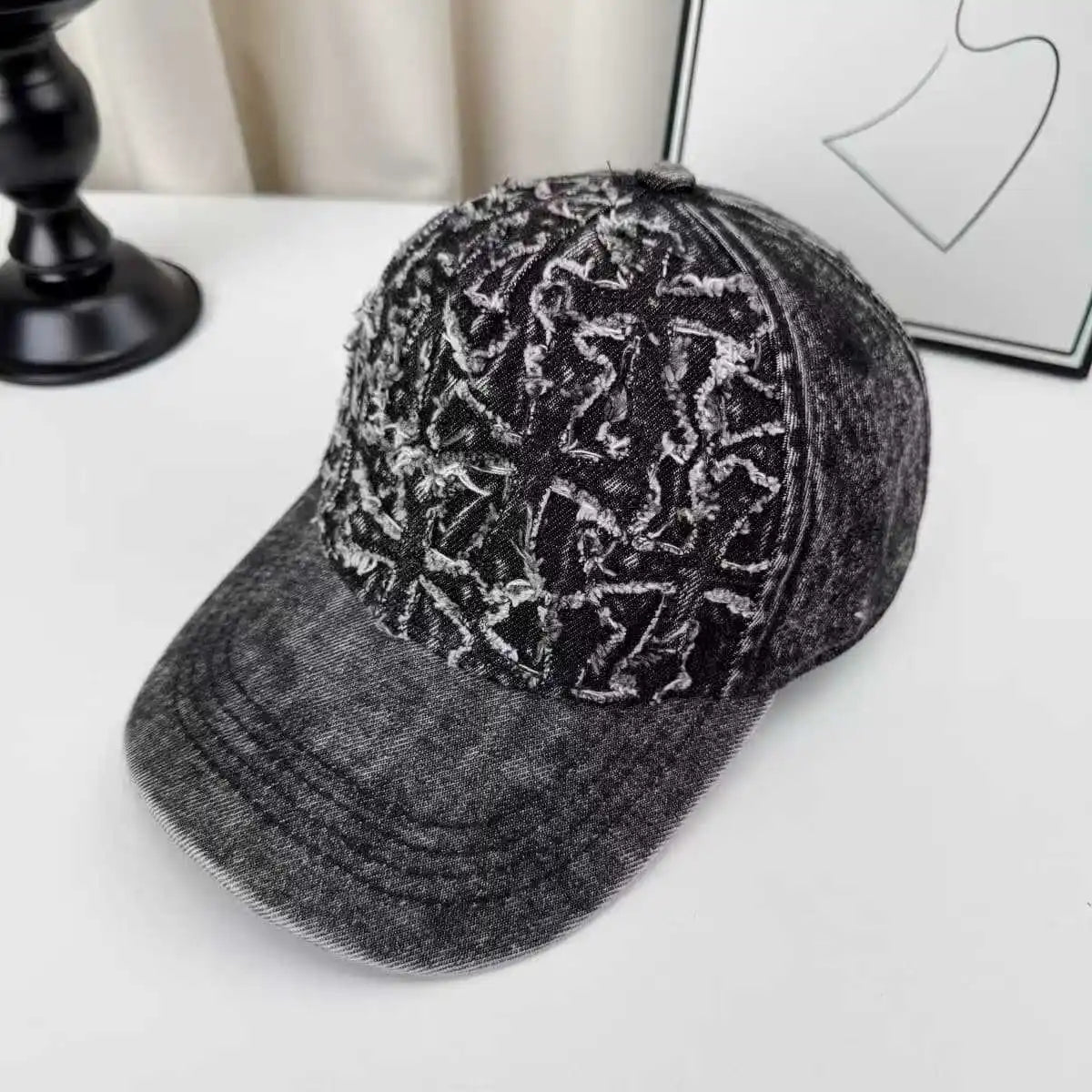 Trendy & Cool Distressed Denim Baseball Cap
