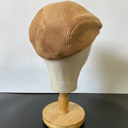 2024 Casual Suede Autumn Winter Beret