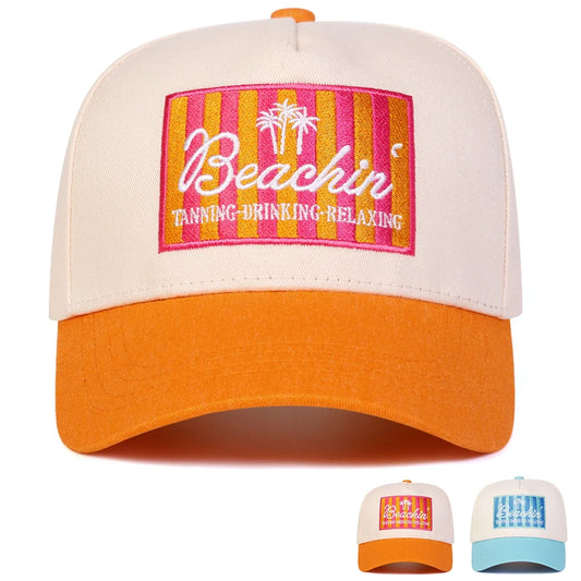 Unisex Letter Embroidery Baseball Caps Spring