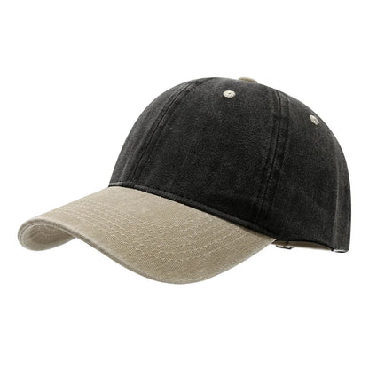 Unisex Versatile Color-Matched Washed Baseball Hat