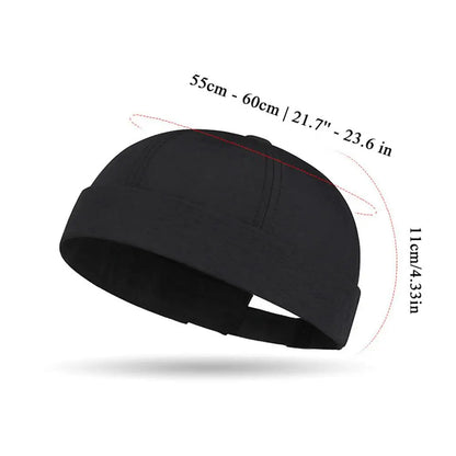 Quick Dry Brimless Hat Lightweight Daily Beanie Mesh Beanie Docker Cap