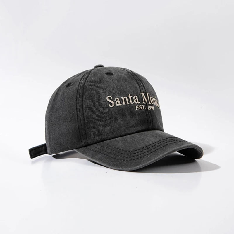 Fashion Retro Letter Embroidery Baseball Hat