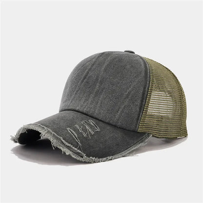 Spring And Summer Cotton Solid Casquette Baseball Cap