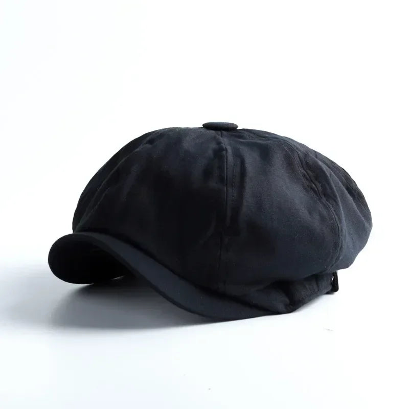 Beret Caps Octagonal Newsboy Cap Man Vintage British Octagonal Hat
