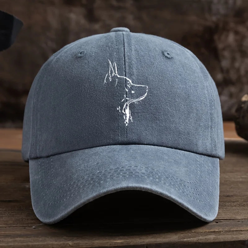 Men' & Women' Wolf Head Print Baseball Cap