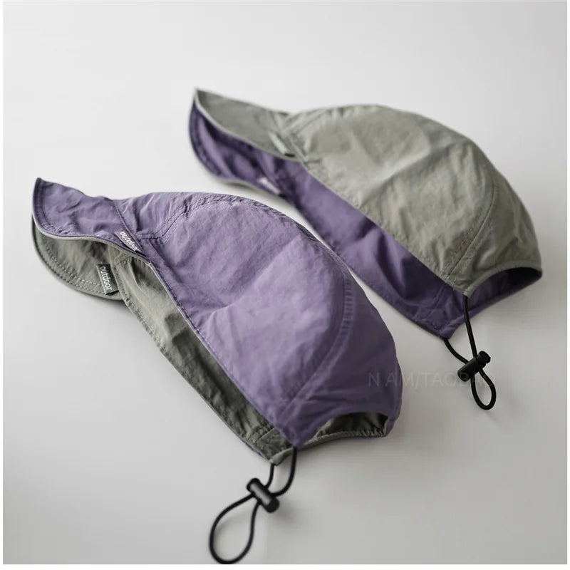 Unisex Double-Sided Foldable Baseball Cap Quick Dry Outdoor
