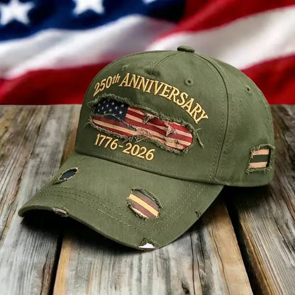 Outdoor Sports Baseball Cap Embroidery American Eagle Head 250th Anniversary Cap Shade Cap