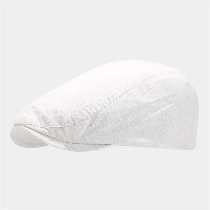 Four Seasons Cotton Solid Newsboy Caps Flat Cap