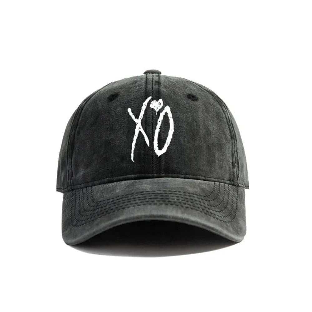 XO The Weeknd Baseball Cap Distressed Hats Cap Men