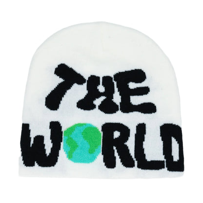 Y2k Letter Butter Knit Hats Skullies Beanies Autumn Winter Warm Hat