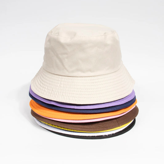 Unisex Solid Color Fisherman Hat Fashionable Spring Summer