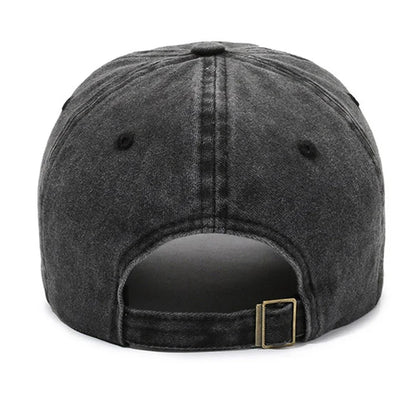 Unisex Baseball Cap M Letter Embroidery Dad Hat Women Men Outdoor Washed Cotton Cap