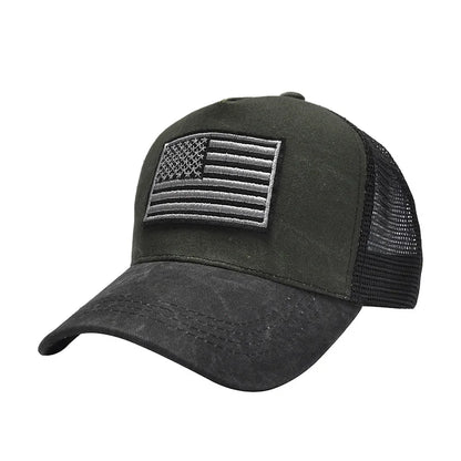 Fashion Cotton Men Women Tactical Fashion Baseball Cap American Flag