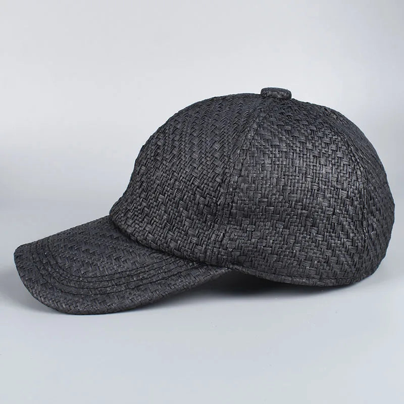 Straw Sun Hat Men Women Summer Baseball Cap