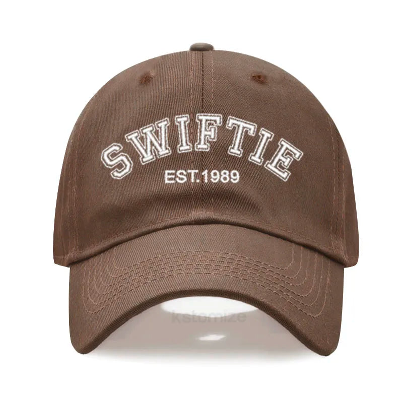 1989 Embroidery Baseball Cap for Men Women Unisex Washed Cotton