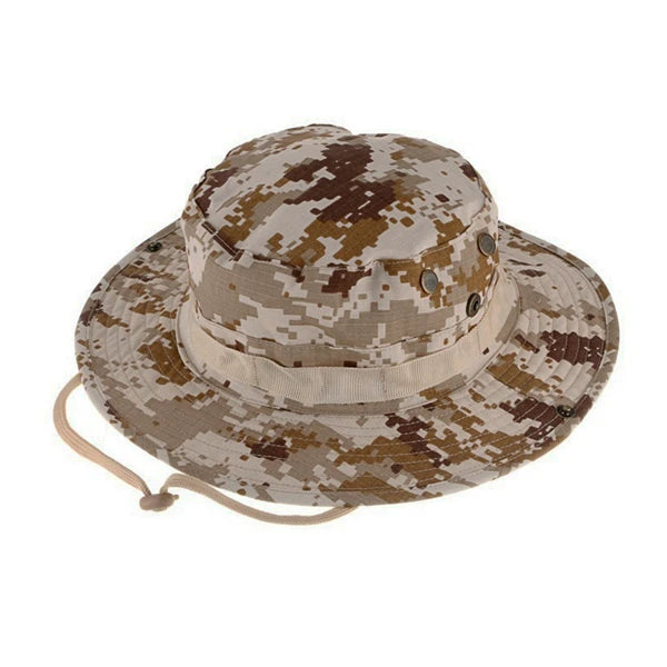 Camouflage Tactical Boonie Hats Camping Climbing Bucket Sniper Hat Men