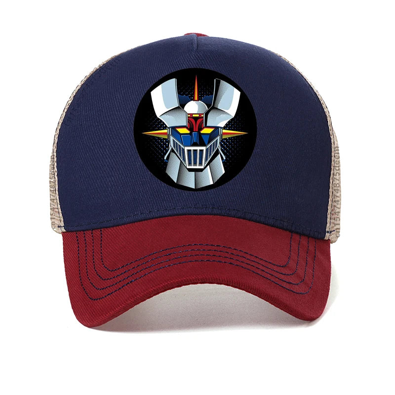 Mazinger z Anime Movie Robot Hat Men's Goldorak Baseball Cap