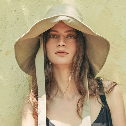 Black Dot Bucket Hats Women Sun Protection UV Protection Sun Hat