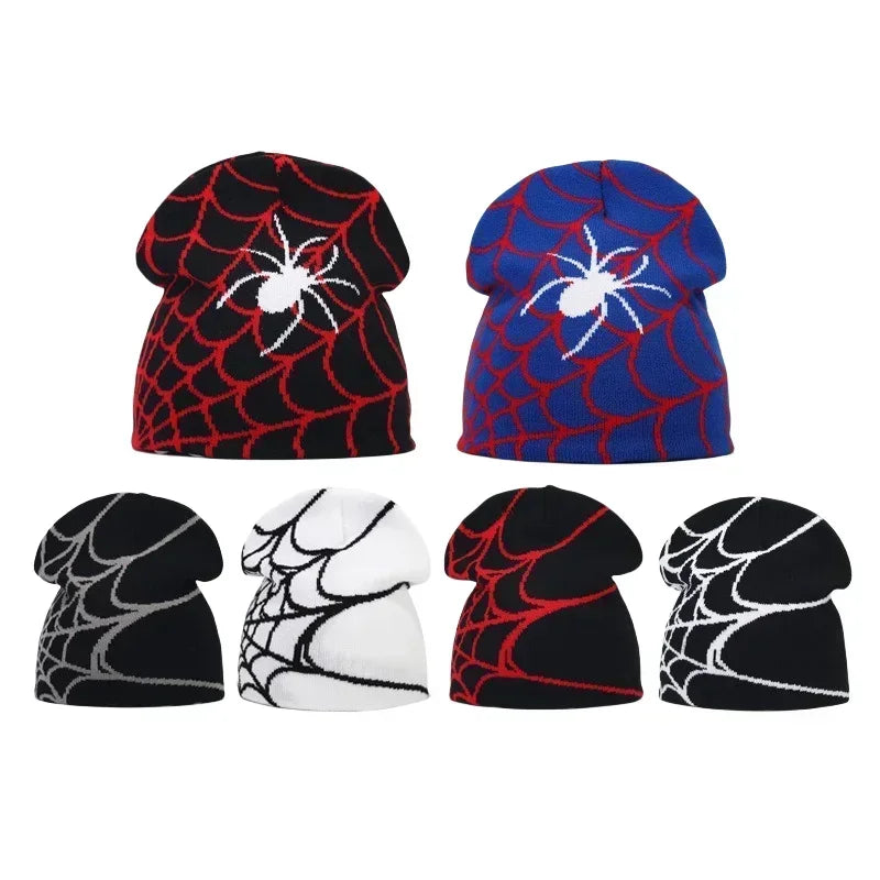Y2K Letter Knitted Winter Autumn Beanie Cap Men Women