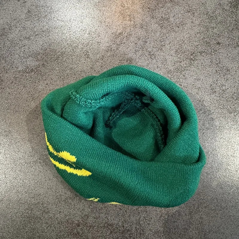 Tree Frog Print Beanie Men Women, Stretchy Knit Skull Cap