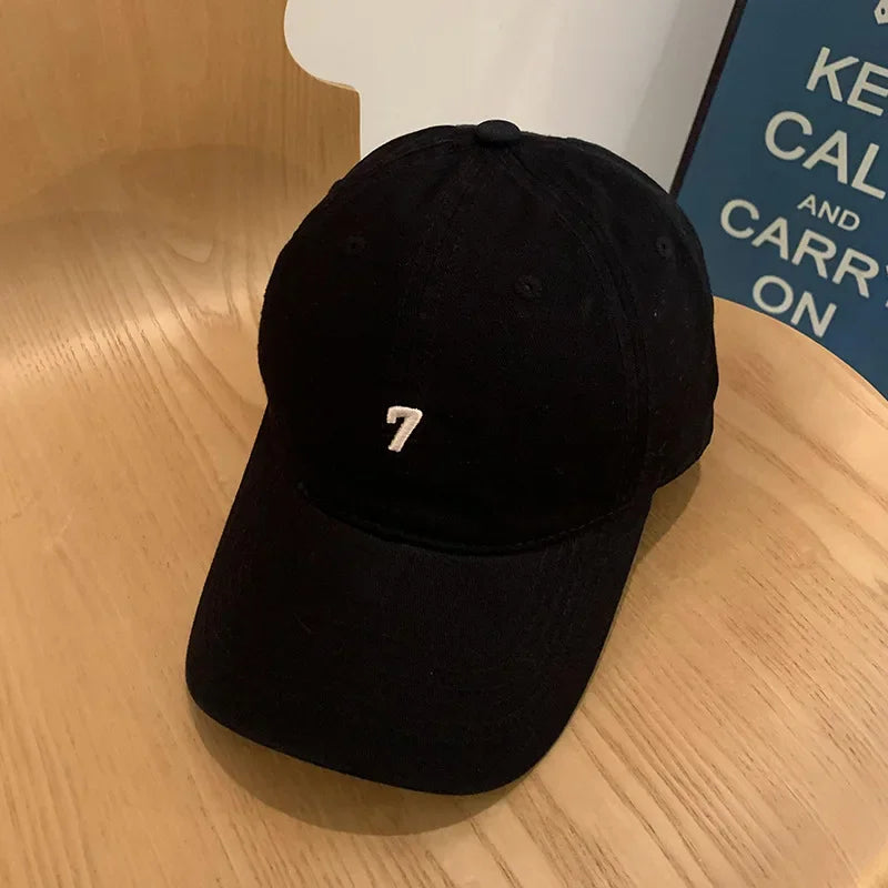 Number Embroidery Baseball Caps for Men Women