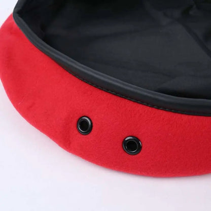 Unisex Adjustable Berets Hat Autumn And Winter For Cosplay Uniform Cap