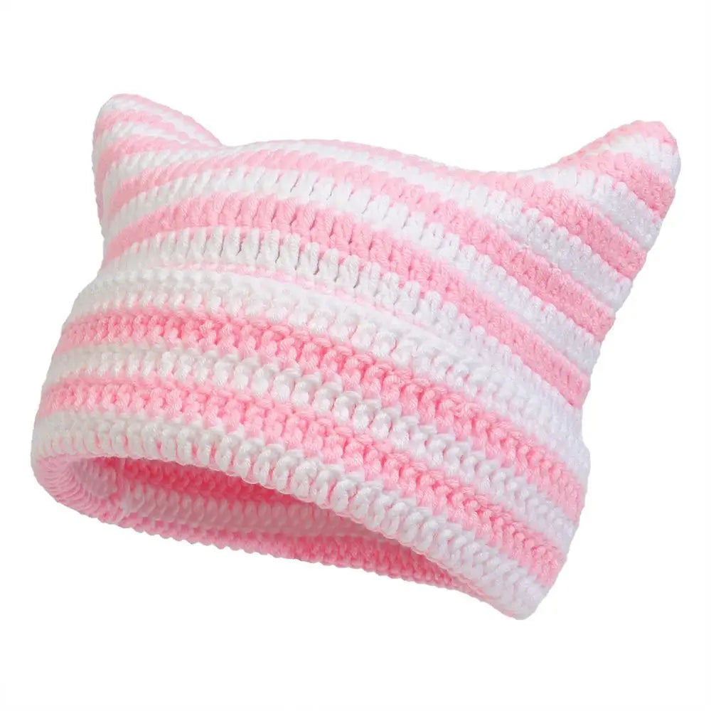 Casual Cute Cat Ears Japanese Beanie Hat