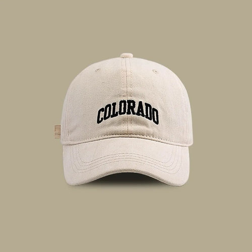 New Colorado Letter Embroidered Baseball Hat Adjustable