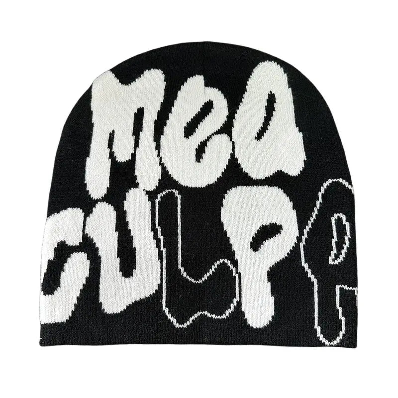 Mea Culpa Knitting Beanies Hat For Women Men