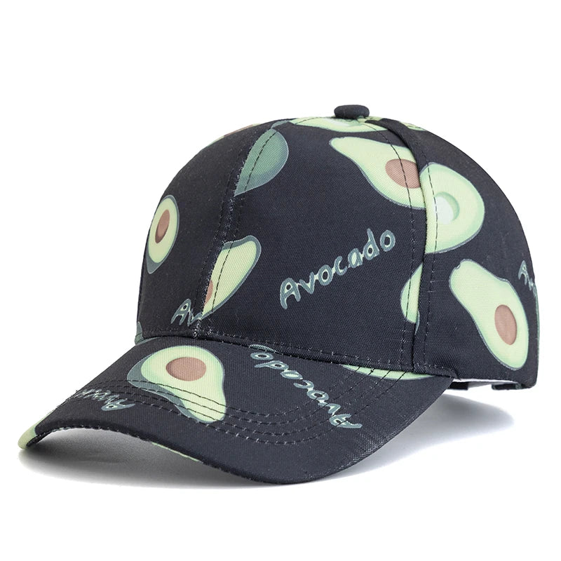 Women Fruit Printed Baseball Cap