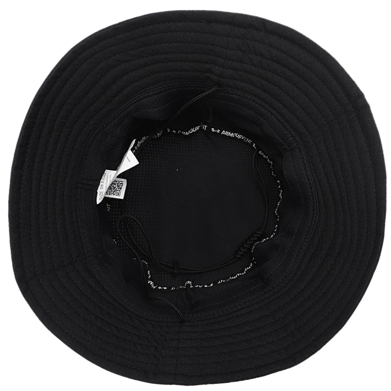 Under Armour Men's Hat, Fashionable Black Simple Fisherman's Hat