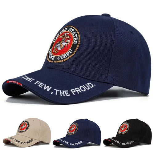 Unisex United States Marine Corps Embroidered Baseball Cap Spring Autumn