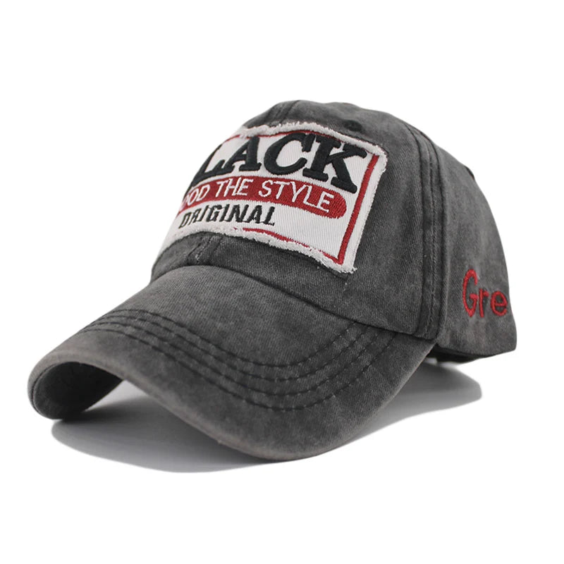 Adult Cowboy Men Baseball Cap Letter Adjustable Hat For Women Summer
