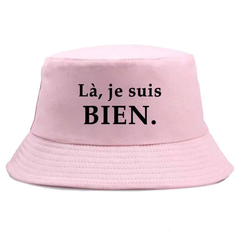 France Print Bob Reversible Bucket Hats Men Women