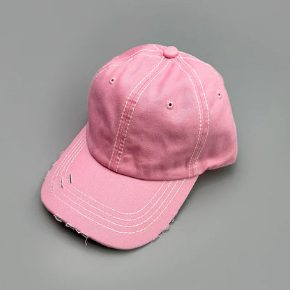 Men And Women Solid Color Soft Cotton Sport Sun Hat