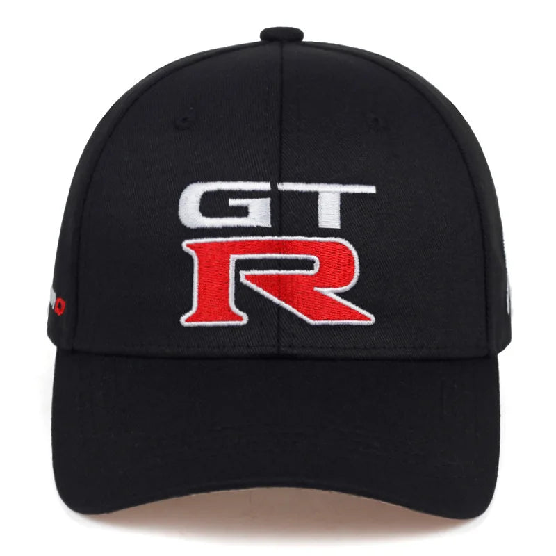 GTR Embroidered Flat Brim Snapback Cap Racing Car Logo Baseball Hat Hip Hop Street Casual Sun Hat