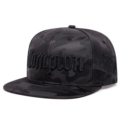 2026 New Creative Flat Edge Hat Camouflage Compton