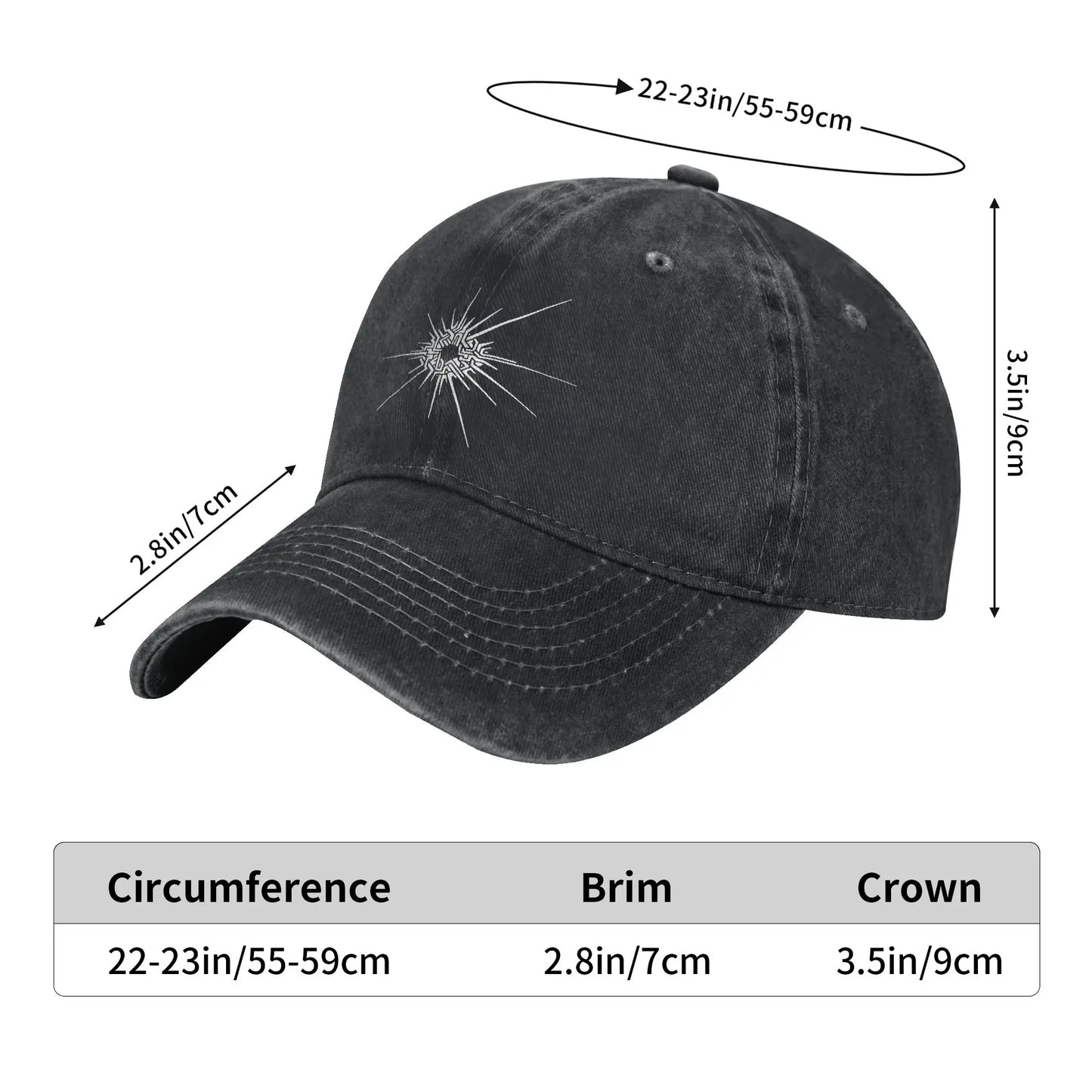 The Outerwilds Washed Baseball Cap Fashion Sun Trucker Hat