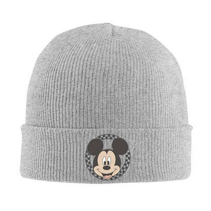 Minnie Mouse Mickey Knitted Caps For Women Men Beanie Winter Hats