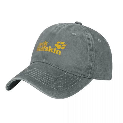Jack Wolfskin Logo Baseball Caps Fashion Men's