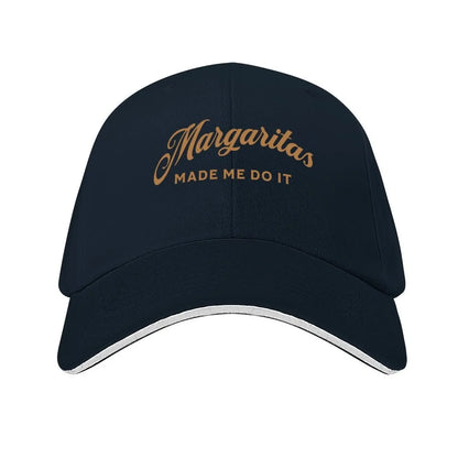 Margaritas Made Me Do It Baseball Cap Golf Sun Cap