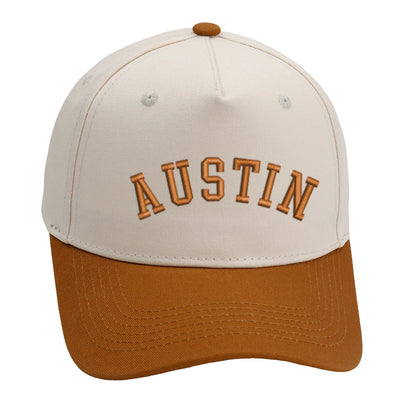Austin Trucker Hat 3D Embroidery Two Tone Baseball Cap