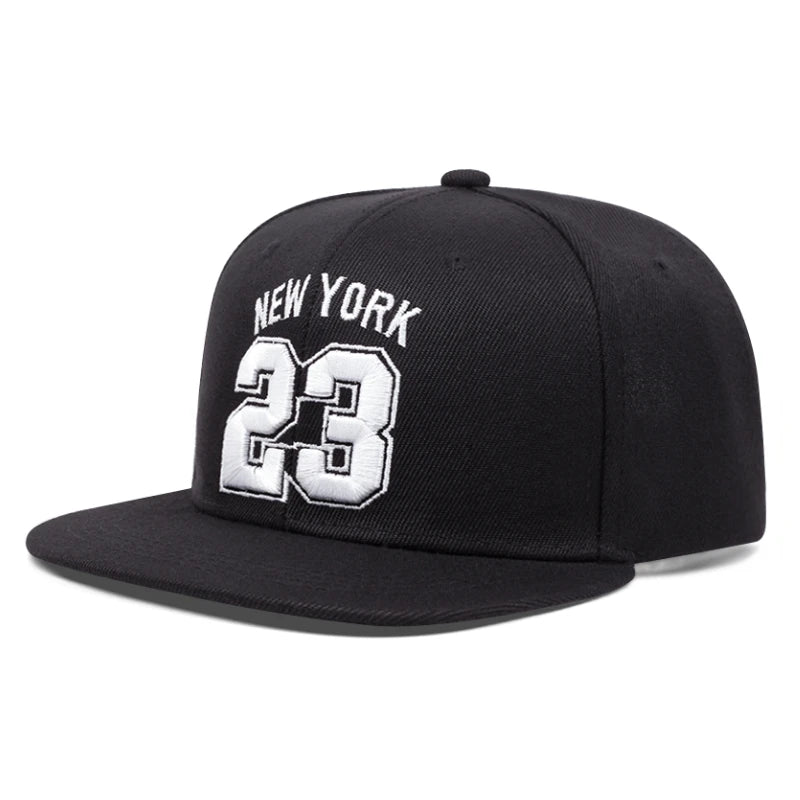 No 23 New York Embroidered Men's Fashion Retro Hip Hop Hat Baseball Hat Women's